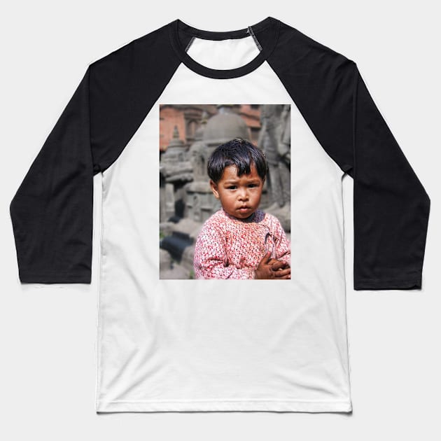 Young Nepalese Baseball T-Shirt by vadim19